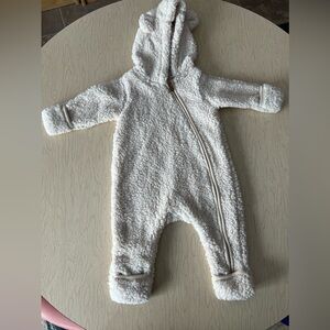H&M Fleece Bear Ears Onesie 2-4 Months